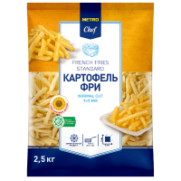 Картофель фри без панировки (9х9 мм) TM Metro Chef