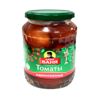 Овощи маринованные. Томаты маринованные (красные, бурые). Пастеризованные.